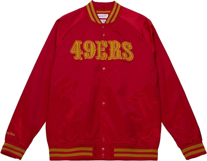 Produktbild Mitchell & Ness M&N Lightweight Satin Jacke San Francisco 49ers rot - S (S)