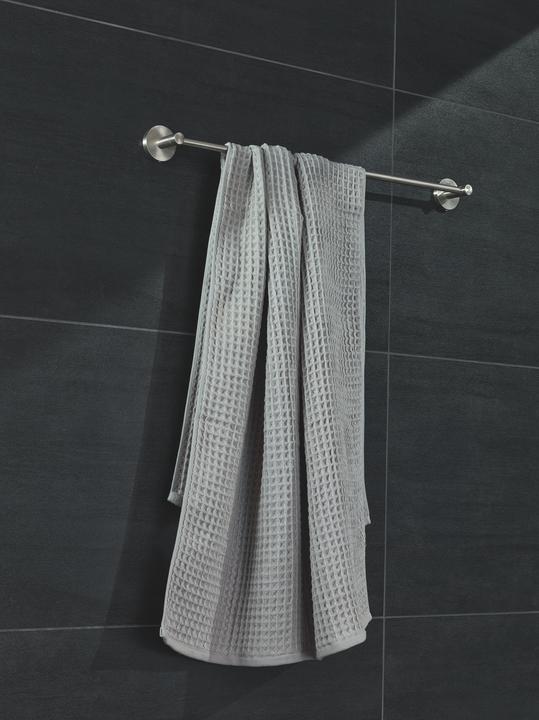 Produktbild Grohe Start QuickFix Badetuchhalter, 654mm, klebbar, supersteel