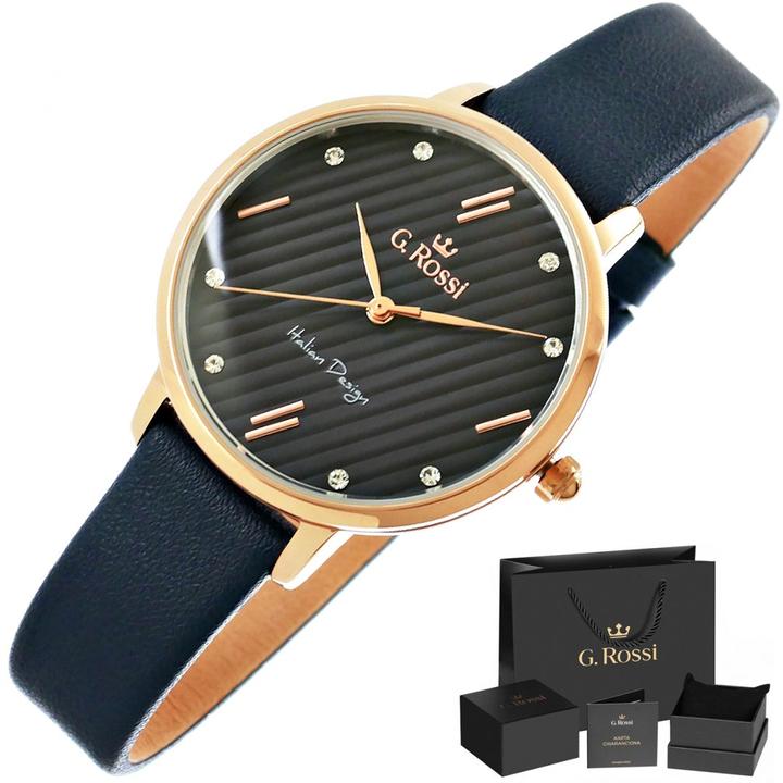 Image du produit Gino Rossi watch G.Rossi women's watch 12094A-6F3 (Horloge à phases de la lune)