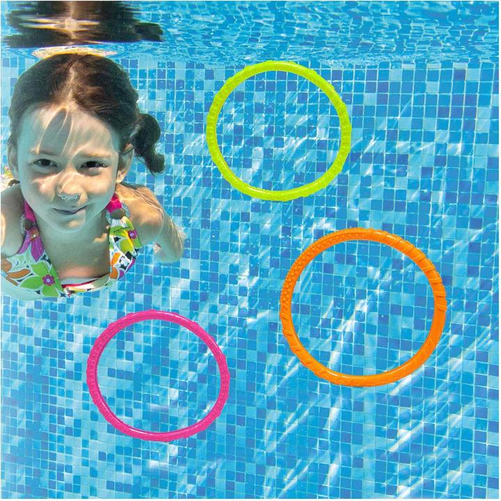 Actual product image Toi-Toys Splash Dive Rings Round