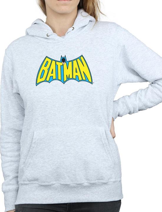 Actual product image Womens/Ladies Batman Retro Logo Hoodie (L)
