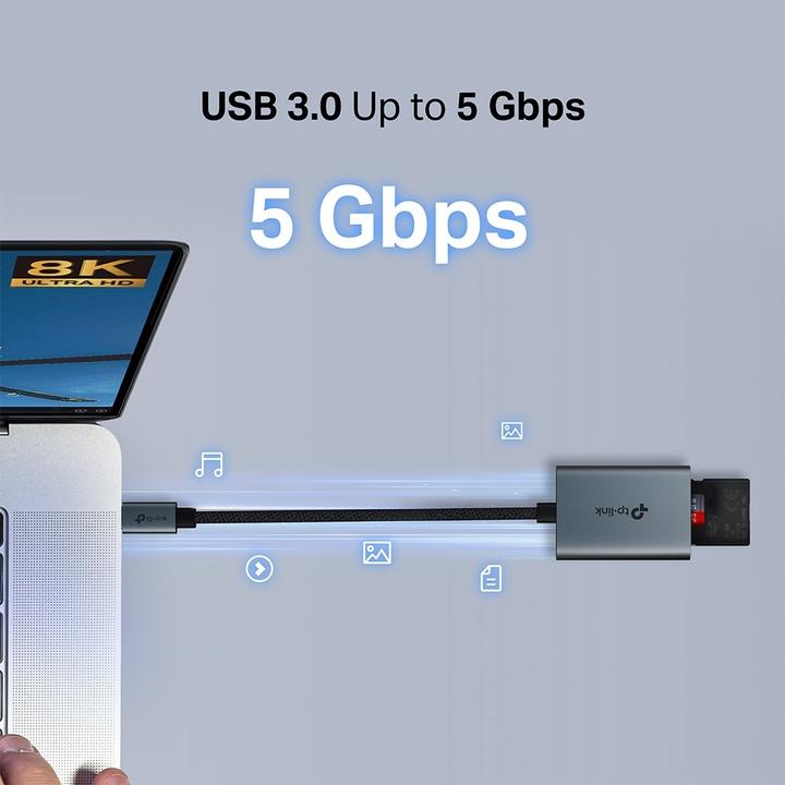 Produktbild TP-Link USB-C To Sd Microsd Adapter (USB-C)