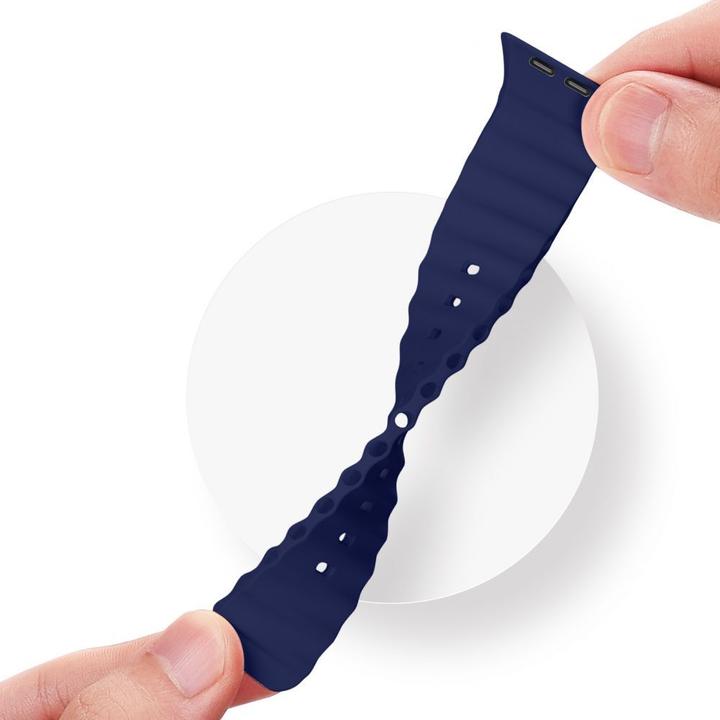 Produktbild Dux Ducis Strap Watch Strap 8 / 7 / 6 / 5 / 4 / 3 / 2 / SE (41 / 40 / 38mm) Silicone Band Bracelet N (40 mm, 38 mm, 41 mm, Silikon, Apple Watch Series 2, Apple Watch Series 3, Apple Watch Series 1, Apple Watch Series 4, Apple Watch Series 5, Apple Watch Series 6, Apple Watch Series 7, Apple Watch Series 8, Apple Watch Series 9, Apple Watch SE)
