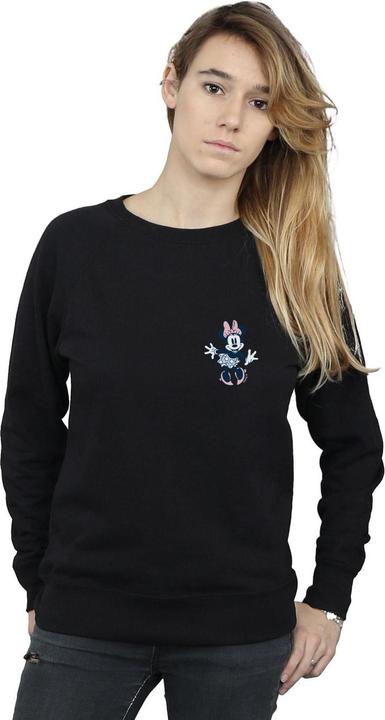 Actual product image Disney Womens/Ladies Minnie Mouse Dancing Chest Sweatshirt (L)