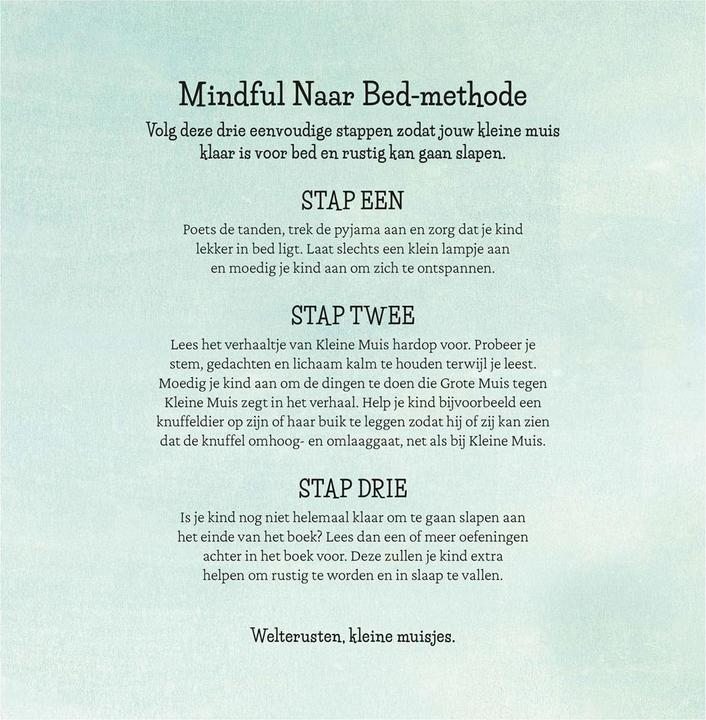 Nutritional values and ingredients Sleep well, picture book of the little mouse