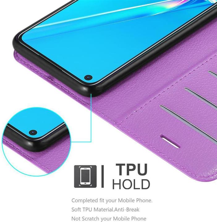 Actual product image Cadorabo Book with stand function cover (Oppo A92)