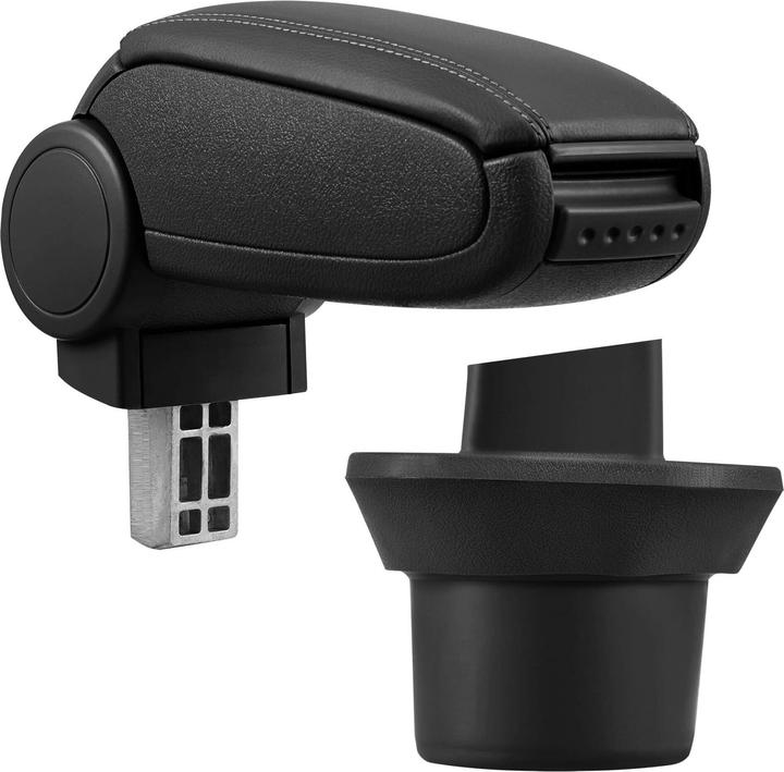 Image du produit Pro-Tec Accoudoir central BMW Mini R55 56 57 avec compartiment de rangement Similicuir noir
