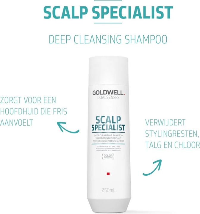 Actual product image Goldwell Scalp Specialist Deep Cleansing (250 ml, Liquid shampoo)