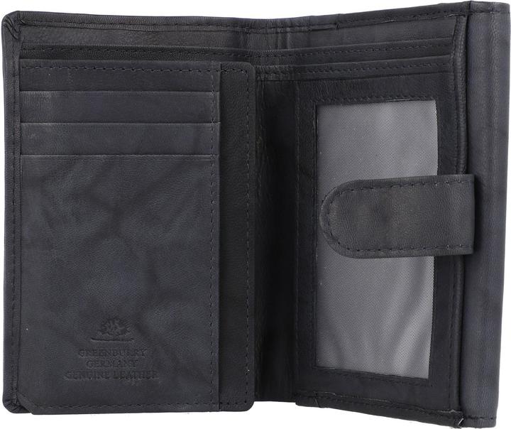 Produktbild Greenburry Basic Geldbörse RFID Leder 13 cm