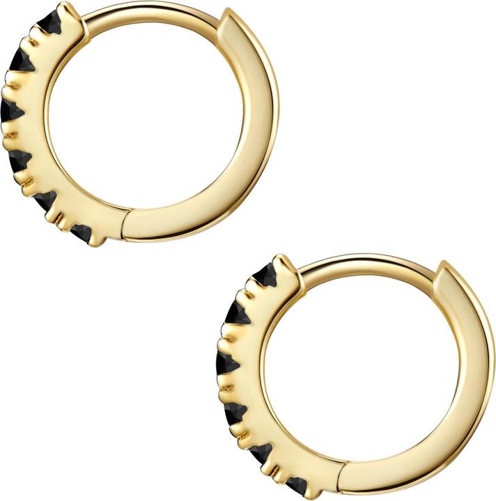 Actual product image Glanzstücke München Ladies Sterling Silver Cubic Zirconia Yellow Gold - 29862 (Sterling Silver)