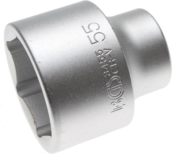 Produktbild BGS Steckschlüssel-Einsatz Sechskant Antrieb Innenvierkant 20 mm (3/4") SW 55 mm (55 mm)