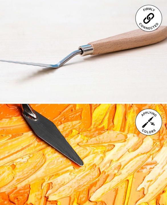 Actual product image I Am Creative Painting knife set, 5-piece palette knife set