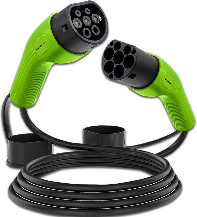 Produktbild Qoltec Kabel EV Typ 2 (7 kW, 32 A, 5 m)