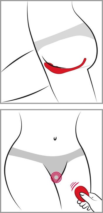 Actual product image You2Toys RC Slim Panty Vibe