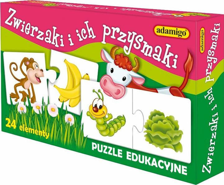 Immagine prodotto Adamigo Puzzle di animali e dolcetti (24 pezzi)