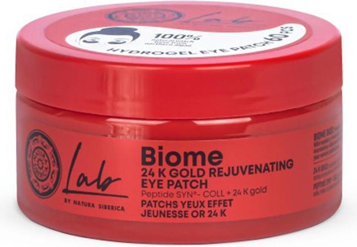 Natura Siberica Biome 24K Gold Verjüngende Augenklappe (Serum, Tag + Nacht)