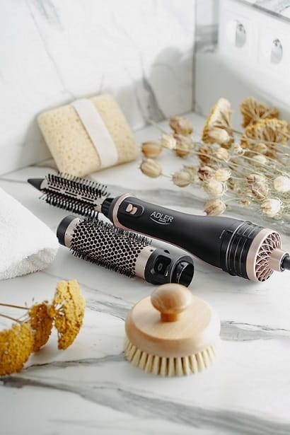 Actual product image Adler Hair Styler AD 2026, Number of heating levels 2, 1200 W, Black (21 mm, 38 mm)