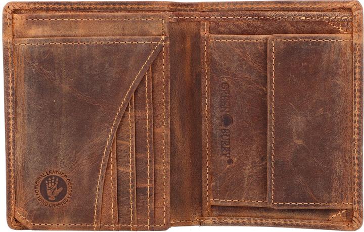 Immagine prodotto Greenburry Portafoglio vintage RFID in pelle 10 cm