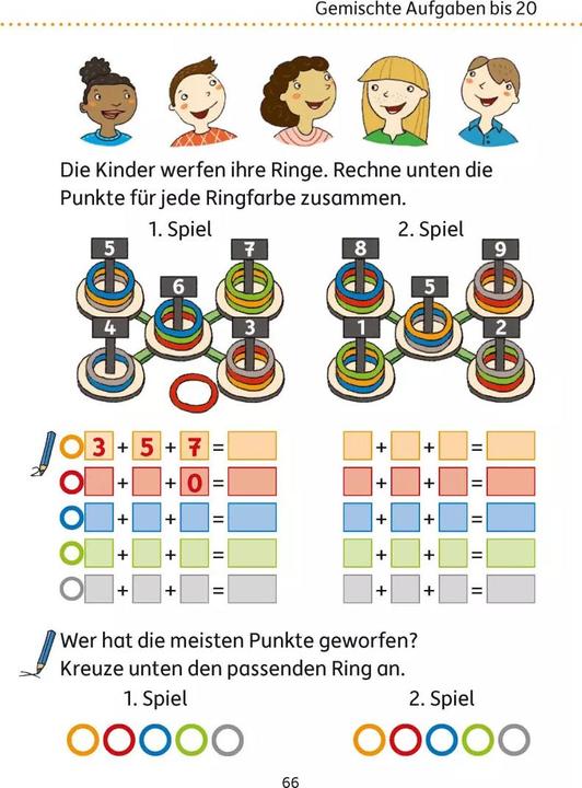 Actual product image Mein Übungsheft Rechnen - 1. Klasse, A5-Heft (German, Tina Harder, Masha Greune, 2021)