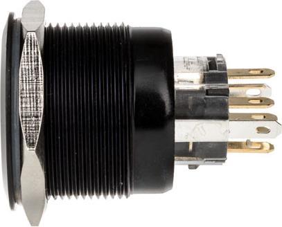 Image du produit DimasTech Bouton-poussoir anti-vandalisme 25mm, Blackline Dot - RGB