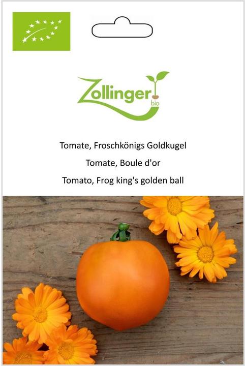 Produktbild Zollinger Bio Tomate, Froschkönigs Goldkugel (Gemüsesamen)