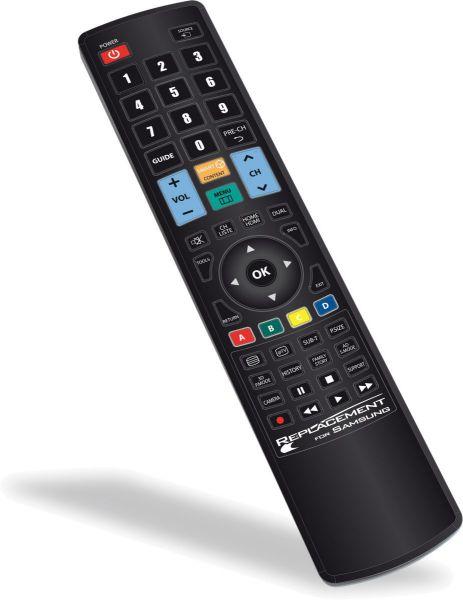 Produktbild GBS Electronics Samsung Ersatz Fernbedienung (Gerätespezifische Fernbedienung, Infrarot)