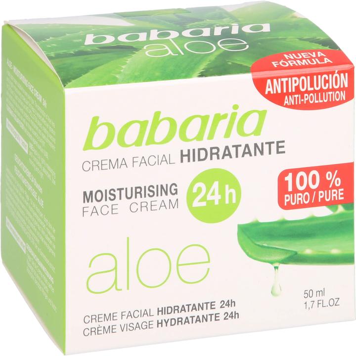 Produktbild Babaria Aloe Vera 24hr Moisturising Face Cream 50ml (50 ml, 24h Creme)