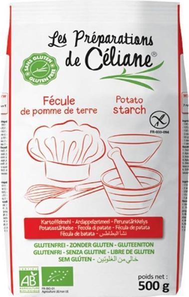 Actual product image Céliane Potato starch gluten free organic (500 g)