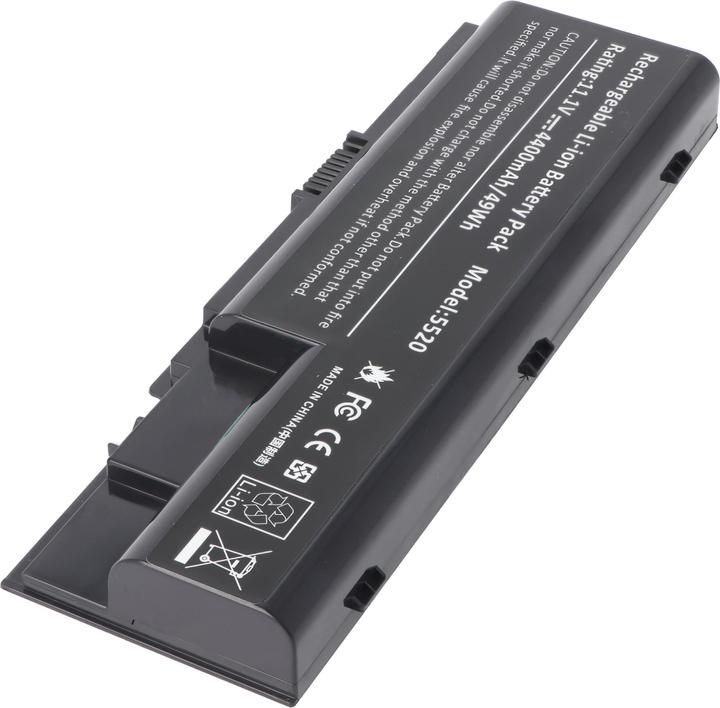 Immagine prodotto AccuCell Batteria adatta per ACER Aspire serie 5310, serie 6530, Li-Ion, 11.1V, 4400mAh, 48.8Wh, nero (4400 mAh)