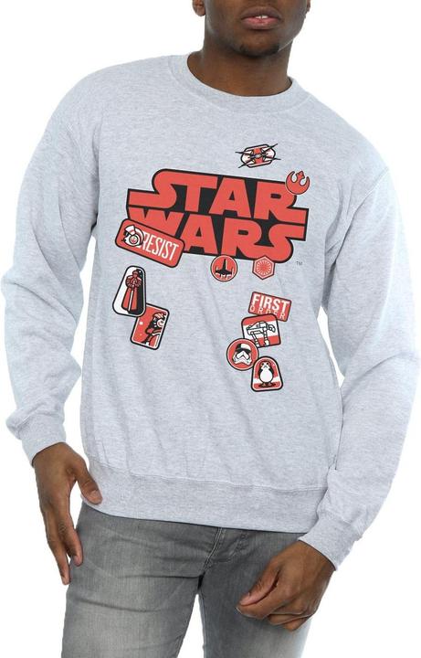 Produktbild Star Wars The Last Jedi Badges Sweatshirt (3XL)
