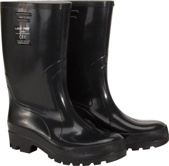 Image du produit Lahti Pro Male galoshes. black medium height, pvc, ob e, "47", ce, lahti (47)