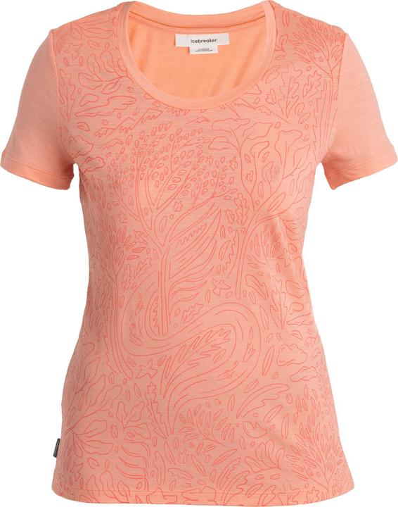 Immagine prodotto Icebreaker Donna Merino 150 Tech Lite III SS Scoop Tee Attraverso i boschi (S)