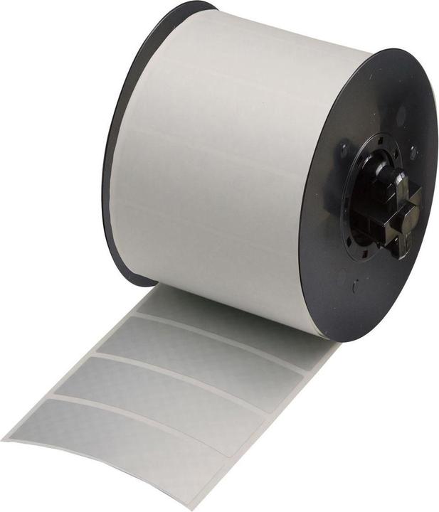 Productafbeelding Brady MNK-THT-18-438, gemetalliseerd polyester, fraudebestendig, zilver, mat, 76,20 x 25,40 mm