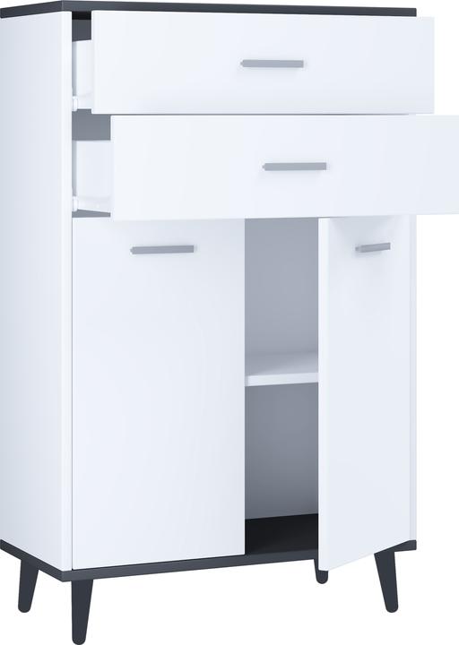 Blanc / Anthracite