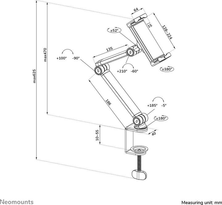 Actual product image Neomounts DS15-545WH1