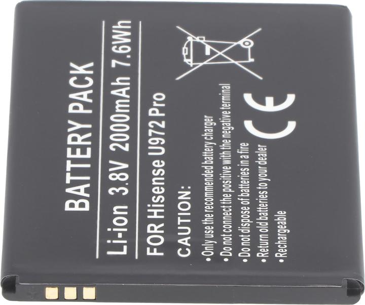 Produktbild AccuCell Akku Hisense U972 Pro, Li38200F