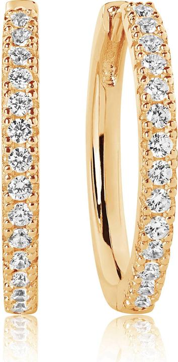 Sif Jakobs Timeless rings with cubic zirconia Ellera SJ-E1066-CZ(YG) - Diameter: 2 cm (925er Silber)