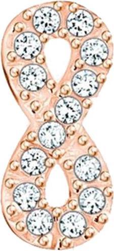 Actual product image Thomas Sabo Single Stud Earrings Infinity with White Stones Rusty Gold Plated (Silver 925)