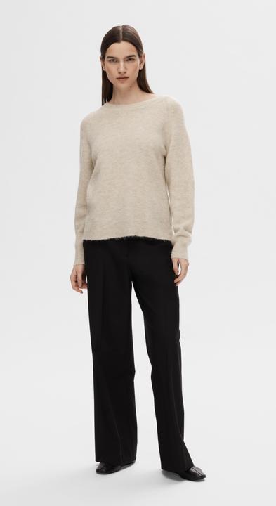 Produktbild Selected Femme Rundhalsausschnitt Woll Pullover (XXL)