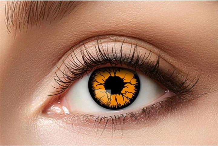 Produktbild Zoelibat Kontaktlinsen Monster, 3 Monate (Orange)