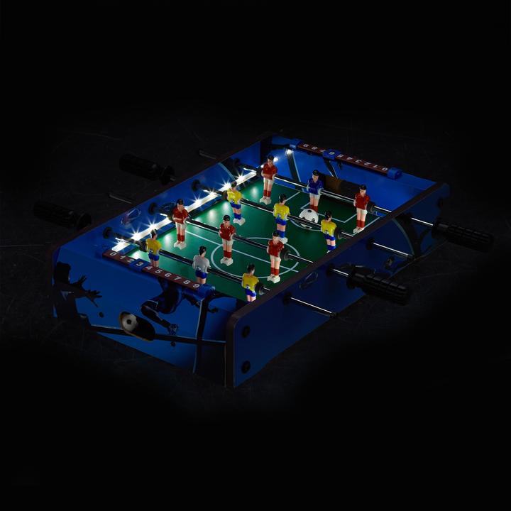 Immagine prodotto Relaxdays Biliardino Calcio Balilla da Tavolo, Blu