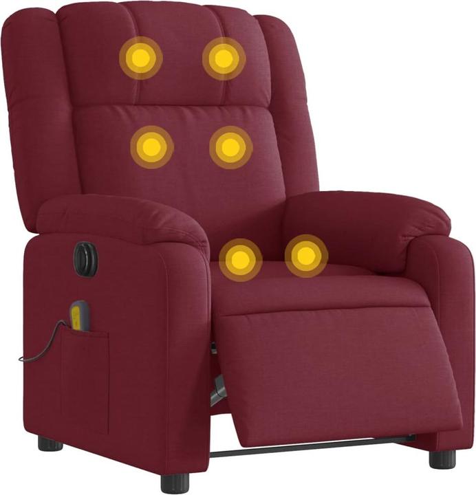 Immagine prodotto VidaXL Sedia da massaggio elettrica in tessuto
