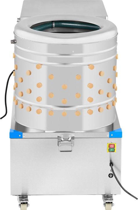 Immagine prodotto Wiesenfield Spiumatrice e bollitore per pollame 2 in 1 - Tamburo: 50 cm - 2-3 polli al minuto
