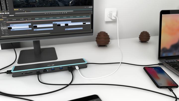 Produktbild i-tec USB-C 4K Flat Dock 60W (USB-A, USB-C, 1 Ports)