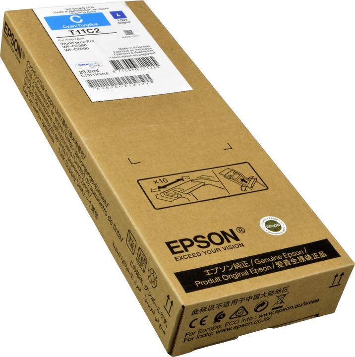Actual product image Epson WF-C53xx/WF-C58xx Series Ink Cartridge L Cyan 3,000 pages (C)