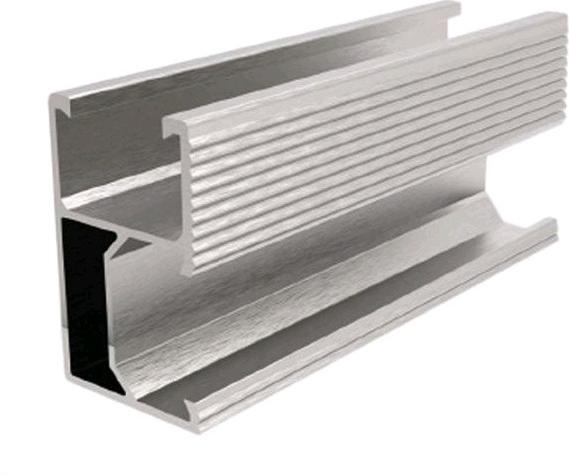 Produktbild V-TAC Sillberne Schiene 2000mm für Solar Panele 4 StkSet