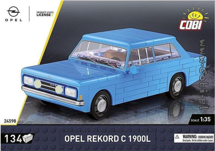 Image du produit Cobi Youngtimer 24598 - Opel Rekord C 1900 L, kit de construction, 1:35, 134 pièces