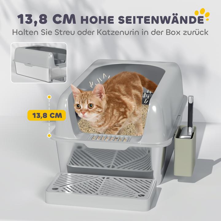 Actual product image PawHut Katzentoilette (Cat litter tray open)