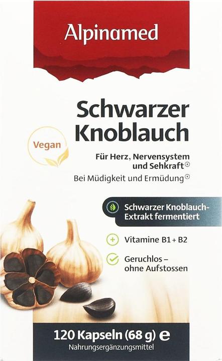 Image du produit Alpinamed Ail noir (120 pièce(s), Capsules, 103 g)