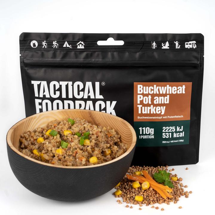 Actual product image Tactical Foodpack Buckwheat with baked turkey (110 g)